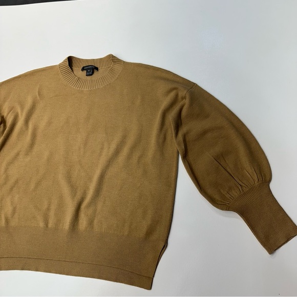 French Connection Women’s Long Puff Sleeve Knit Sweater Size Medium - Picture 2 of 7